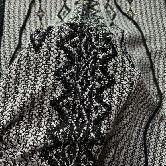 SOLD ✨ Vocal Longline Lace Up Rhinestone Short Sleeve - Picture 5 of 11